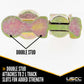 Double Stud L-Track Fitting with Bolt Thread | 4,000 lbs. BS | 2-Pack