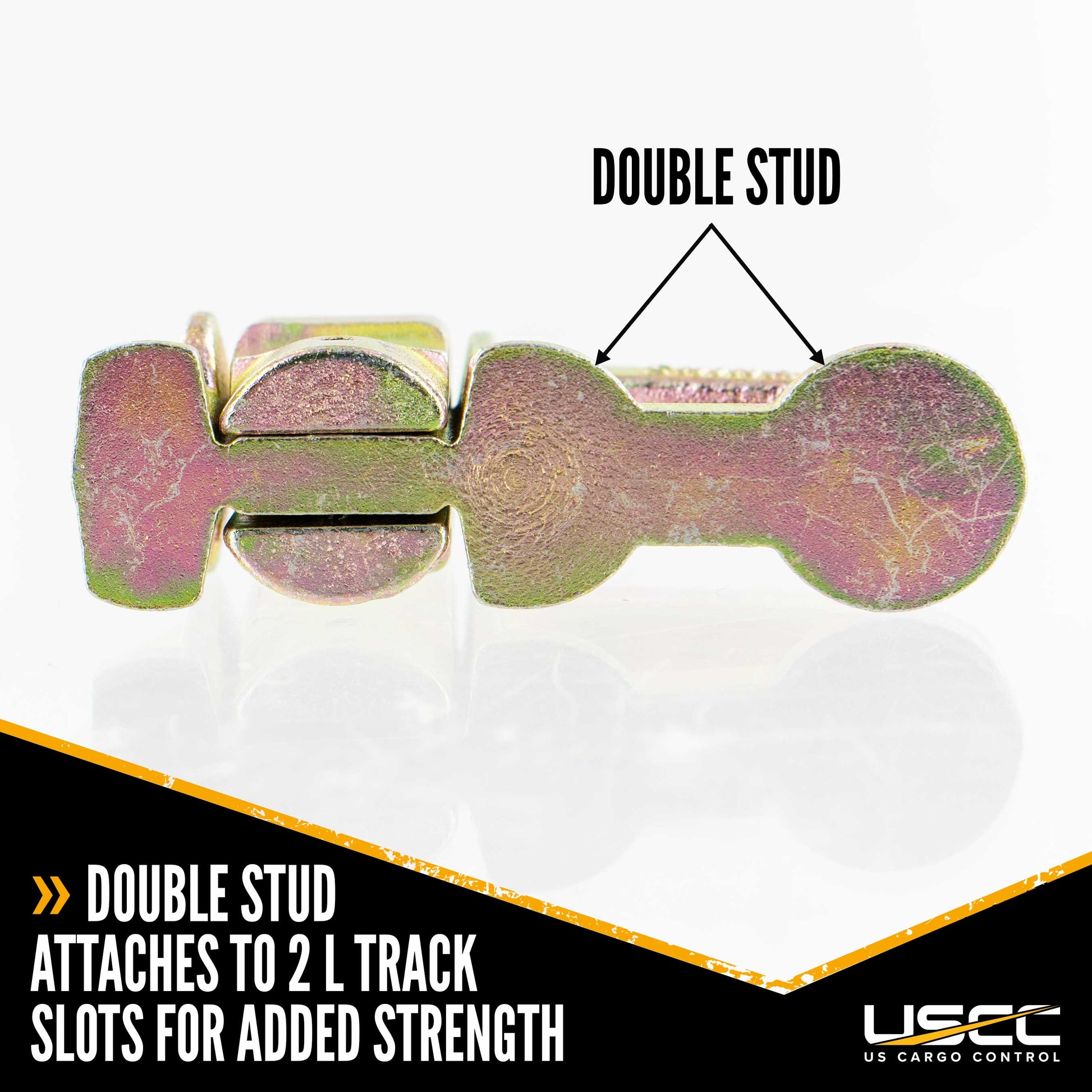 Double Stud Fitting w/ Large Opening | 5,000 lbs. BS | 4-Pack Image 3 of 7