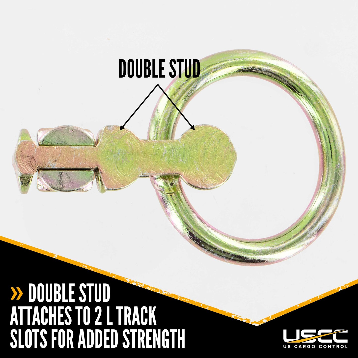 Double Stud Fitting w/ O-Ring | 6,000 lbs. BS | 4-Pack Image 3 of 8