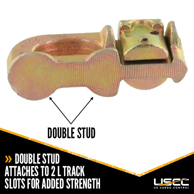Double Stud Fitting | 5,000 lbs. BS | 4-Pack Image 3 of 7