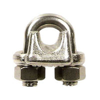 1/4" Drop Forged Style Stainless Steel Wire Rope Clip