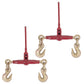 5/8" Grab Hook & 5/8" Slip Hook Durabilt Pro-Bind Ratchet Binder - 2-Pack