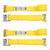  yellow 12' E track cam buckle strap