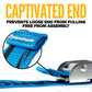 2" x 20' Blue E-Track Cam Buckle Strap