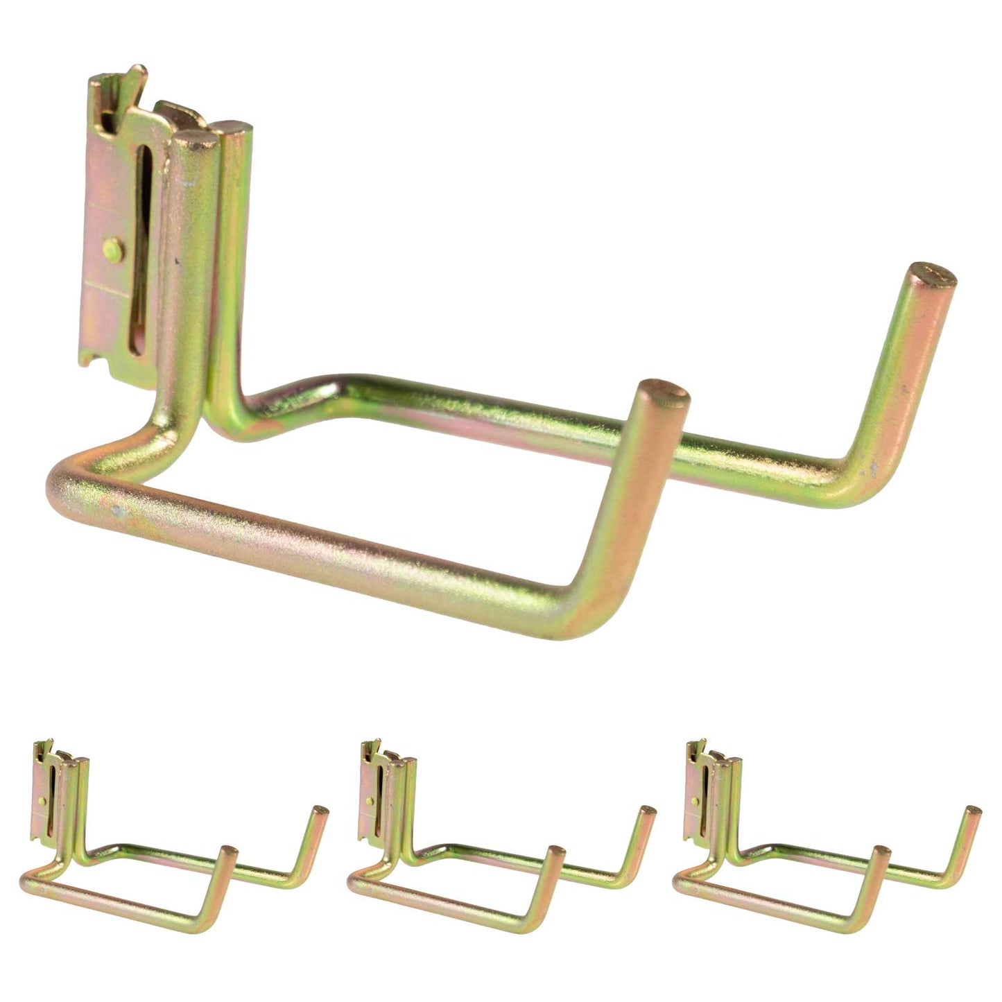 E-Track Tool Hook | Extended Dual Arm Flat Hook | 4-Pack Image 1 of 5