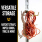 E-Track Tool Hook | Extended Dual Arm Flat Hook | 2-Pack Image 2 of 5