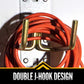 E-Track Tool Hook | Extended Dual Arm Flat Hook | 2-Pack Image 3 of 5