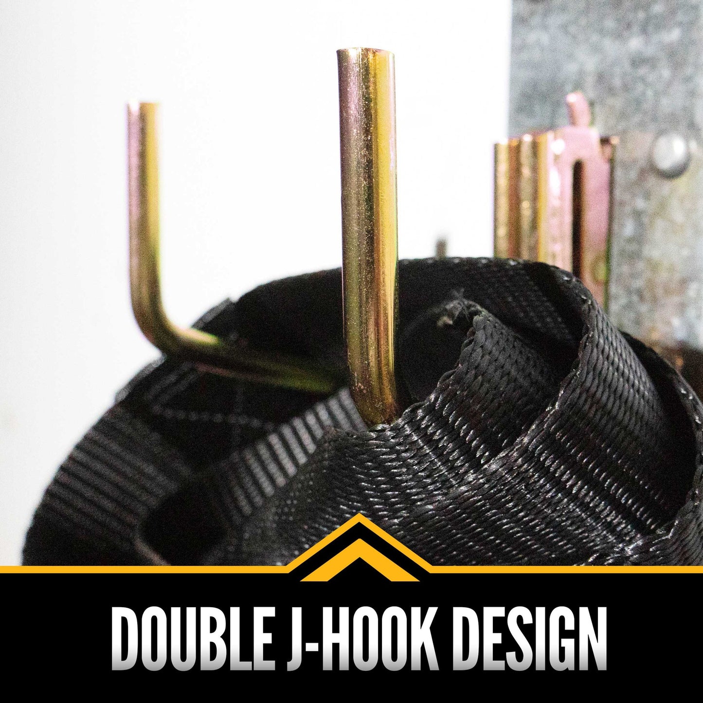 E-Track Tool Hook | Dual Arm Flat Hook | 2-Pack Image 3 of 5