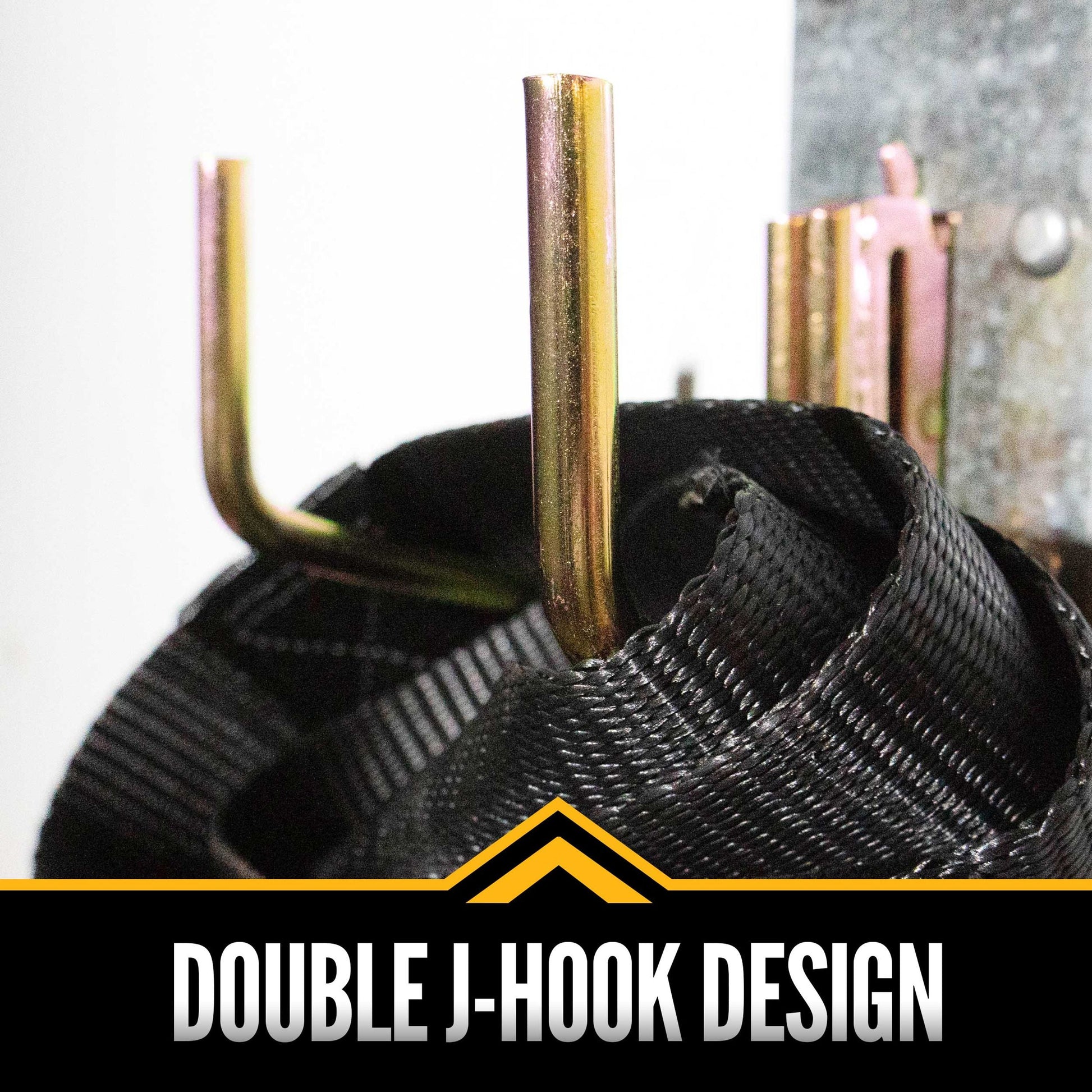 E-Track Tool Hook | Dual Arm Flat Hook | 2-Pack Image 3 of 5