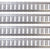 Galvanized 8' Horizontal E Track | 4-Pack