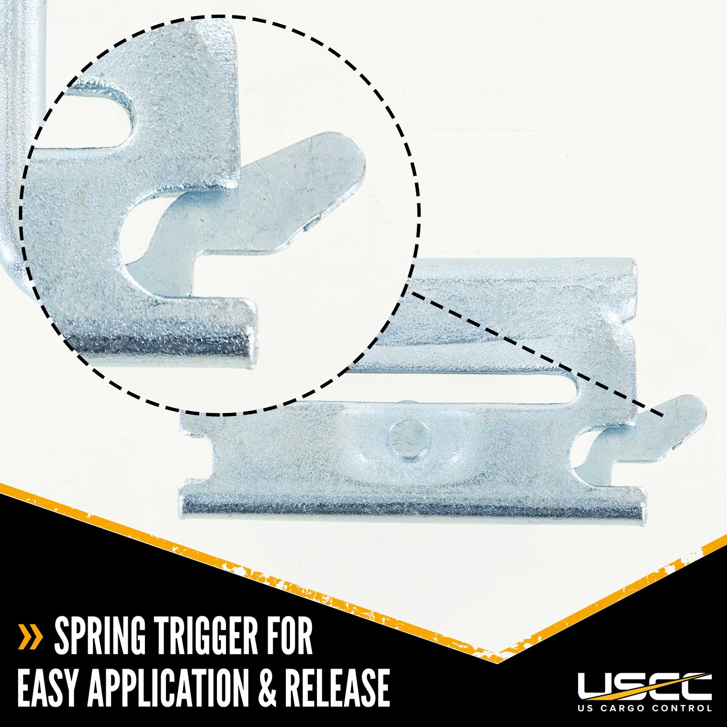 2" E Track J Hook Fitting | 1,000 lbs. BS | 4-Pack Image 3 of 7