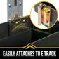 Medium E-Track Storage Bin | Plastic | 13"W x 6-1/2"H x 7-1/4"D | 2-Pack Image 3 of 5