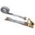  gray 16'  E track ratchet strap with 1' fixed end