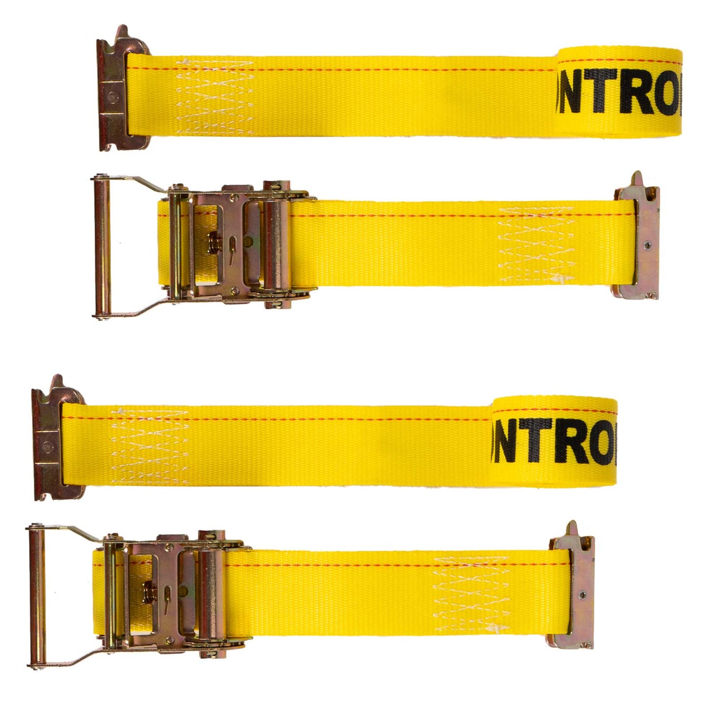  yellow 12'  E track ratchet strap