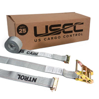  gray 16'  E track ratchet strap