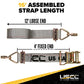  16' e track strap with 4' fixed end and 12' loose end