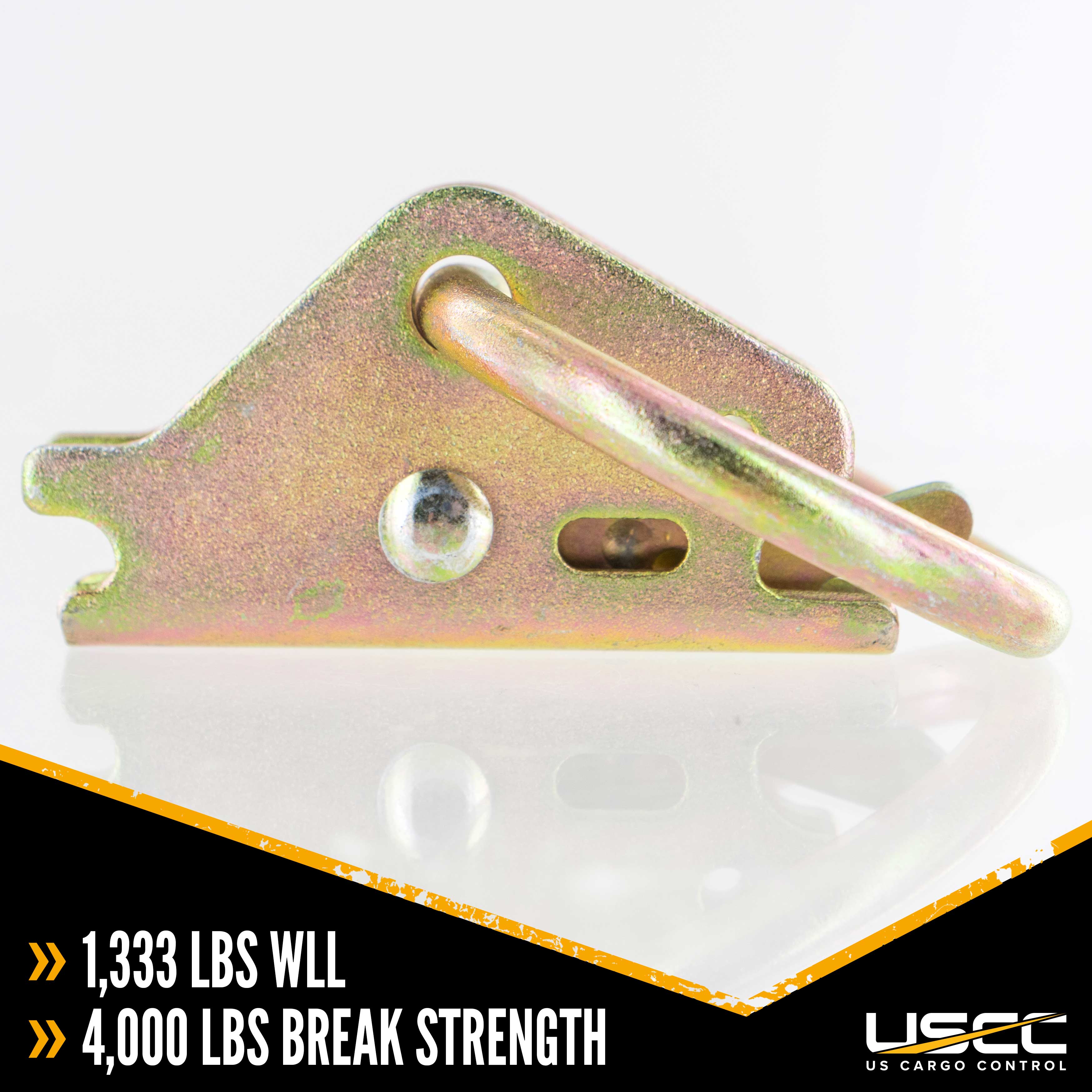 E Track Tie Down w/ O-Ring | 4,000 lbs. BS | 10-Pack