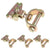 E Track Roller Idler Fitting Assembly | 6,000 lbs. BS | 4-Pack Image 1 of 6