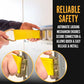 8-1/2" E-Track Rope Tie Off - Yellow | 4,400 lbs. BS | 2-Pack Image 3 of 8