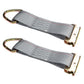 8-1/2" E-Track Rope Tie Off - Gray | 4,400 lbs. BS | 2-Pack Image 1 of 7