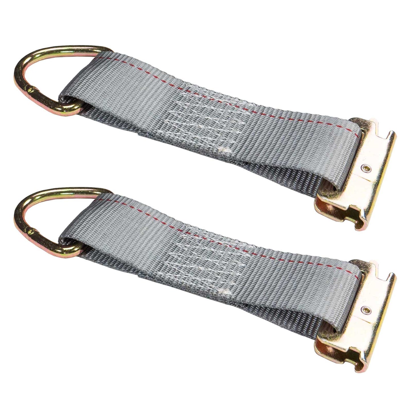 8-1/2" E-Track Rope Tie Off - Gray | 4,400 lbs. BS | 2-Pack Image 1 of 7