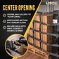42" x 82" Heavy-Duty Cargo Net with Center Opening | Cam Buckles & E-Track Fittings