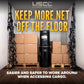 82" x 82" Heavy-Duty Cargo Net with Center Opening | Cam Buckles & E-Track Fittings