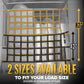 82" x 82" Heavy-Duty Cargo Net with Center Opening | Cam Buckles & E-Track Fittings