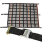 82" x 82" Heavy-Duty Cargo Net with Mesh Lining | Cam Buckles & E-Track Fittings