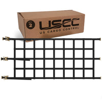 42" x 82" Heavy-Duty Cargo Net with Ratchets & E-Track Fittings | 2-Pack