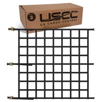 82" x 82" Heavy-Duty Cargo Net with Ratchets & E-Track Fittings | 2-Pack