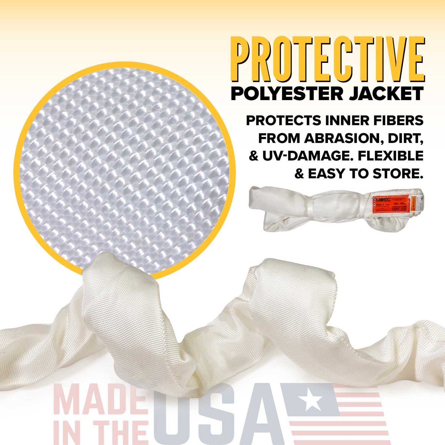 poly roundsling protective jacket