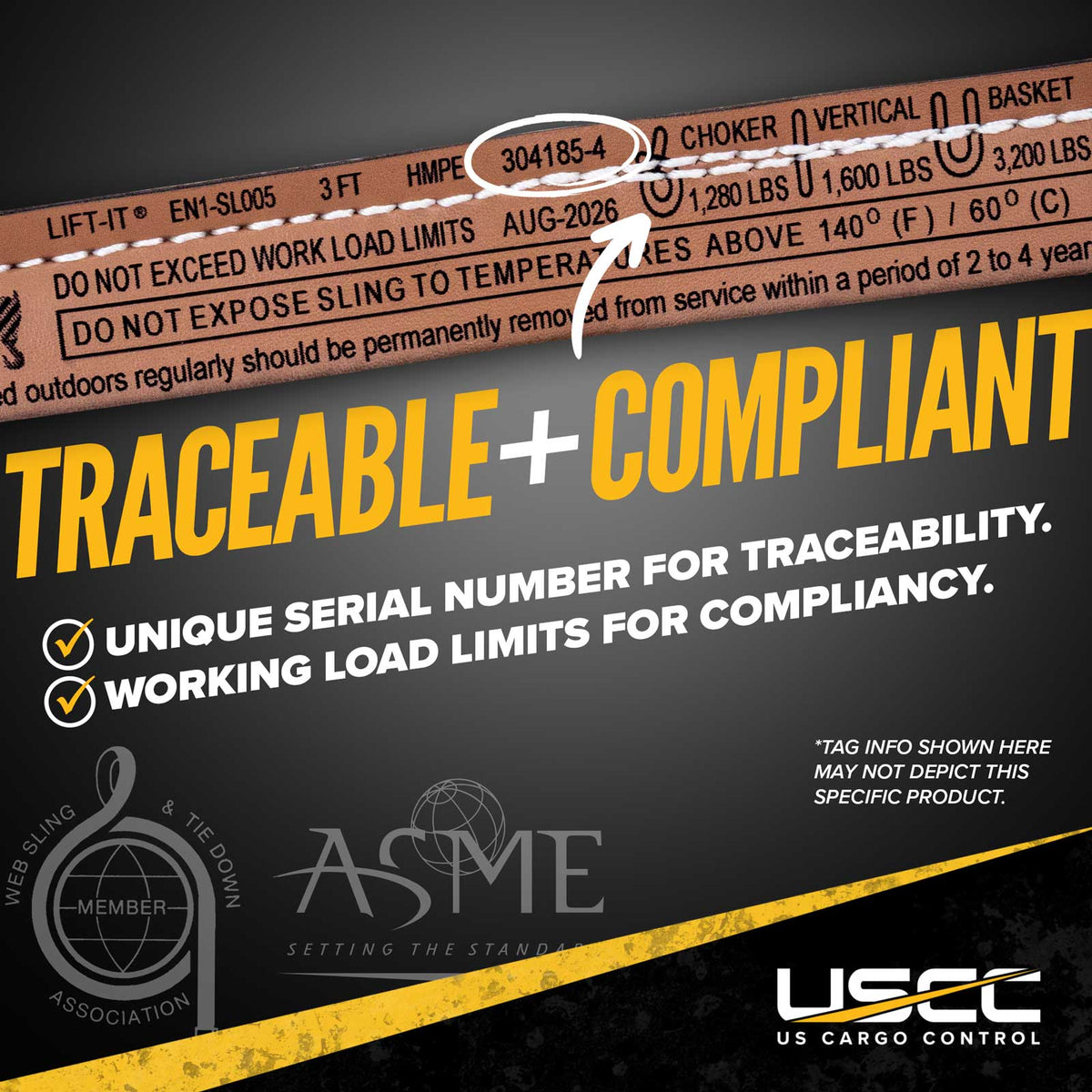 tagged for compliancy and traceability