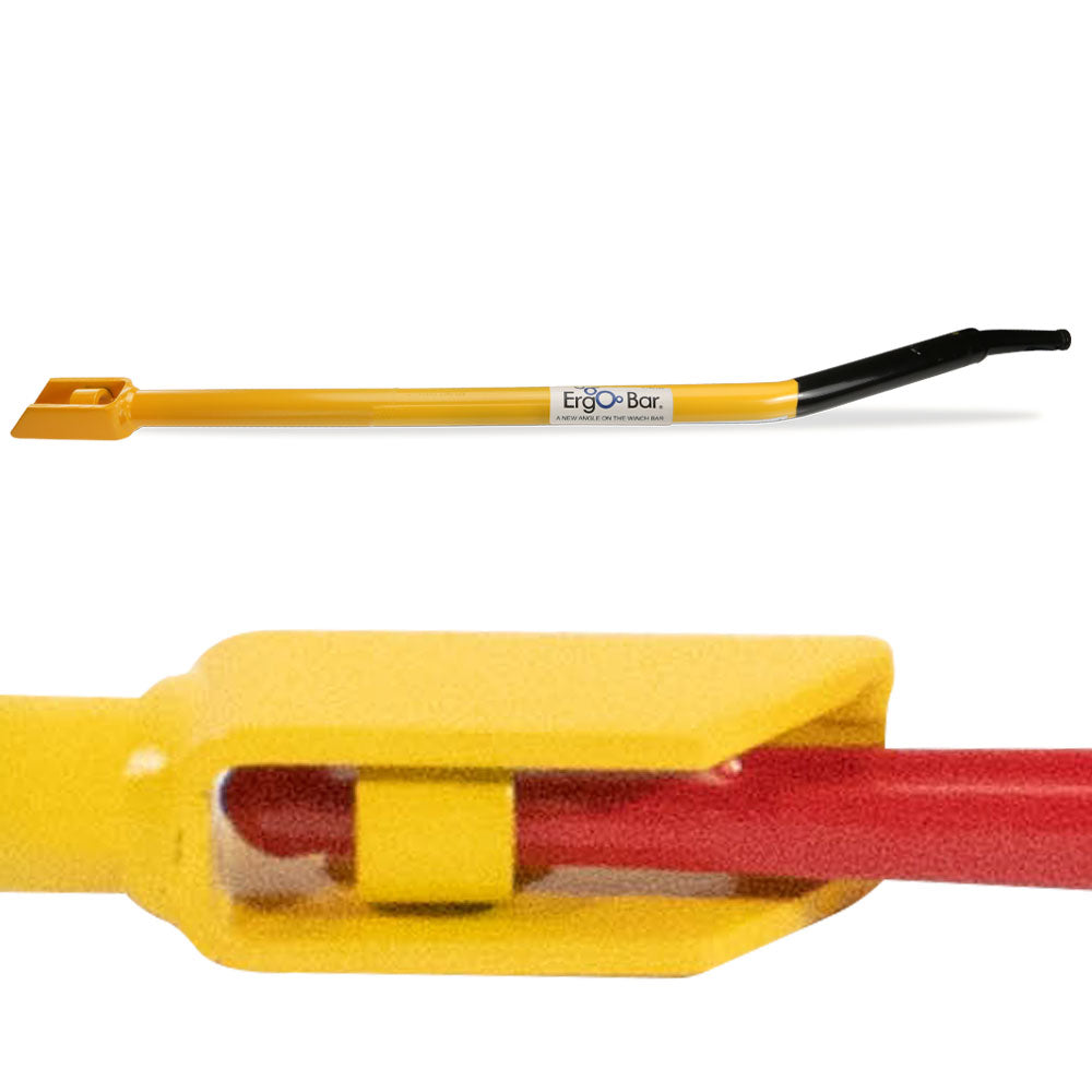 Ergo 360° Combination Winch Bar with Square Head - Painted Finish