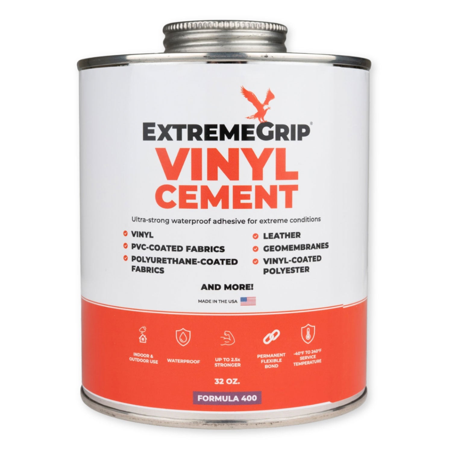 Rochford ExtremeGrip Vinyl Cement+ | 32oz. Can - Tarp Glue (Quart)