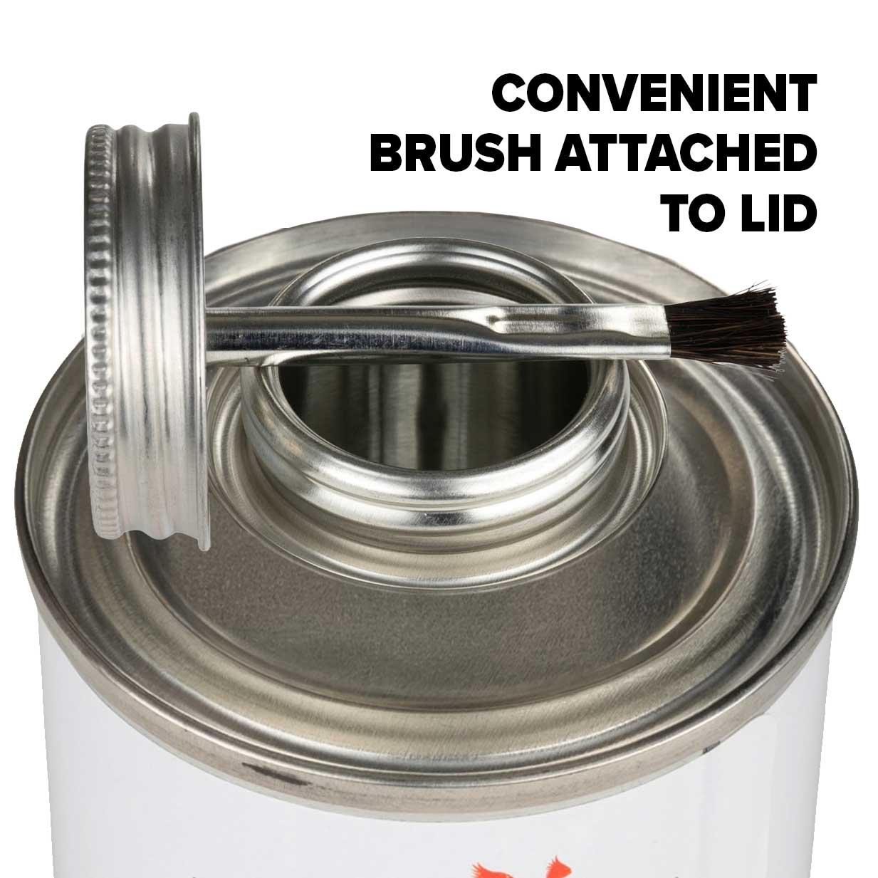 Rochford ExtremeGrip Vinyl Cement+ | 32oz. (Quart) | Brush Applicator Lid