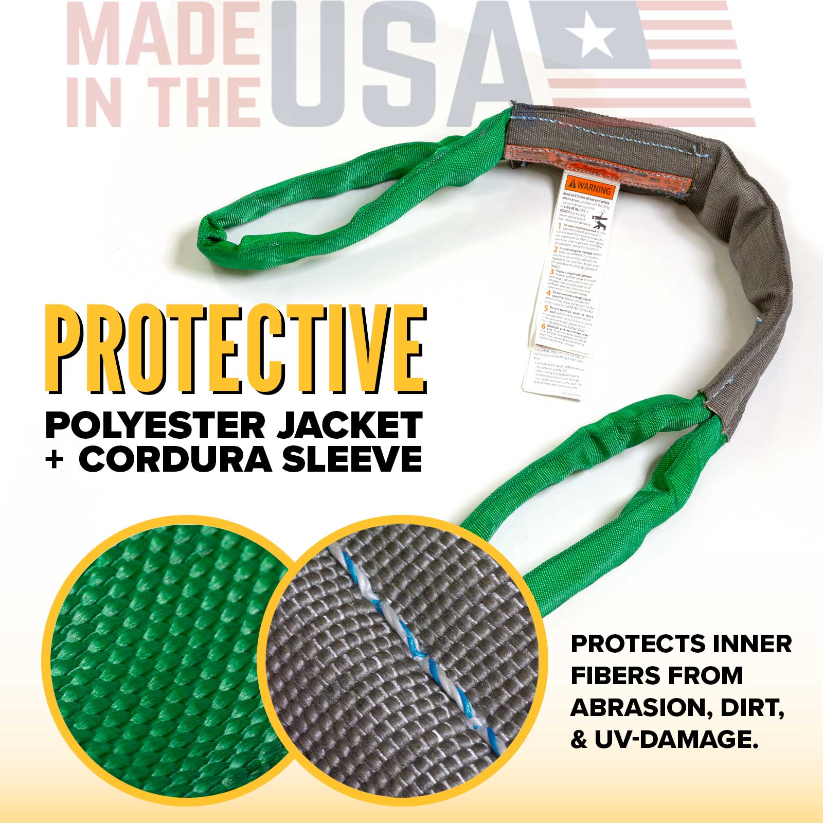poly roundsling protective jacket