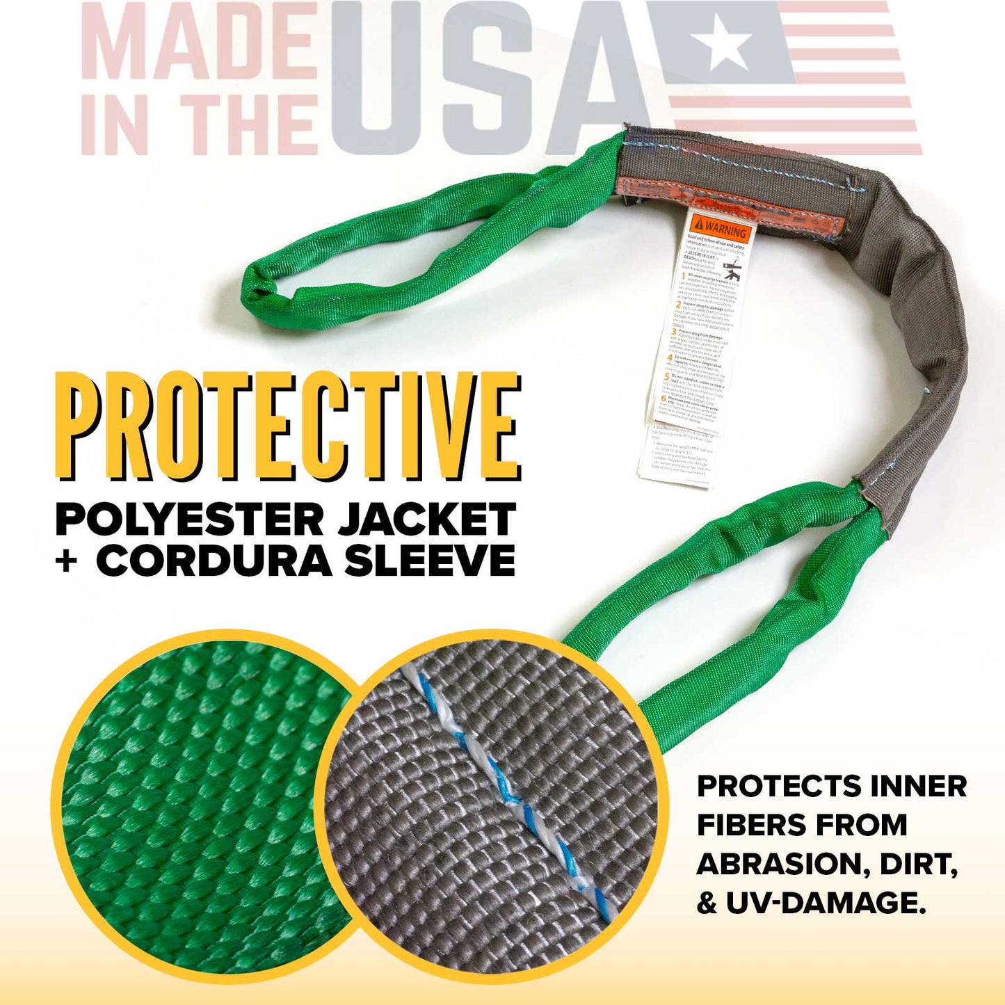 poly roundsling protective jacket