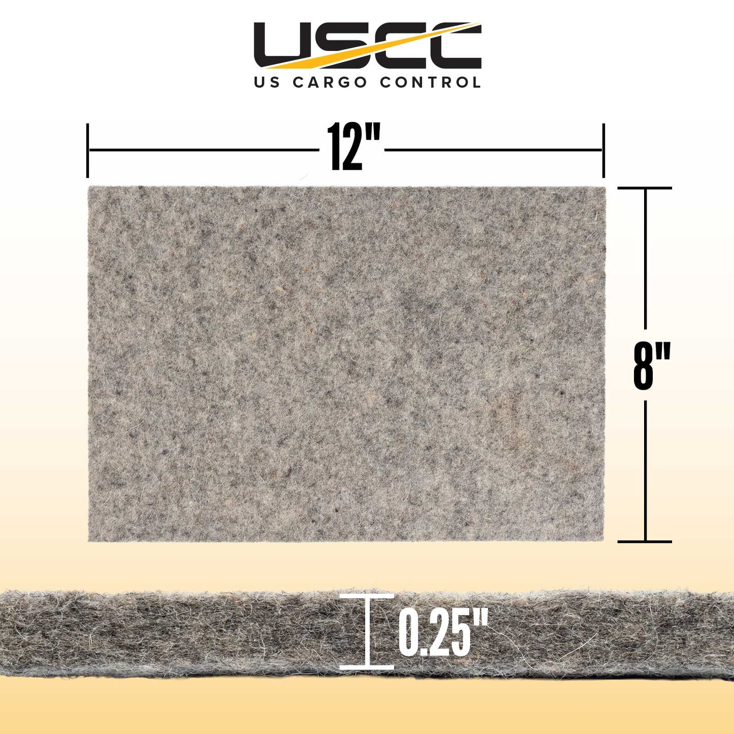 12" Felt Corner Protector