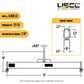 M&W 14442 fixed length economy lifting beam specs