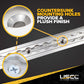 12" Flanged L-Track Kit | Aluminum