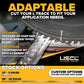 12" Flanged L-Track Kit | Aluminum