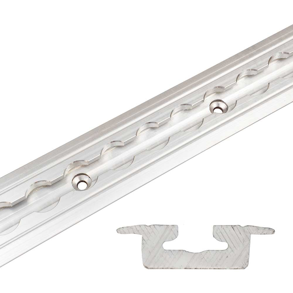 96" Flanged L-Track | Aluminum | 2-Pack Image 10 of 10