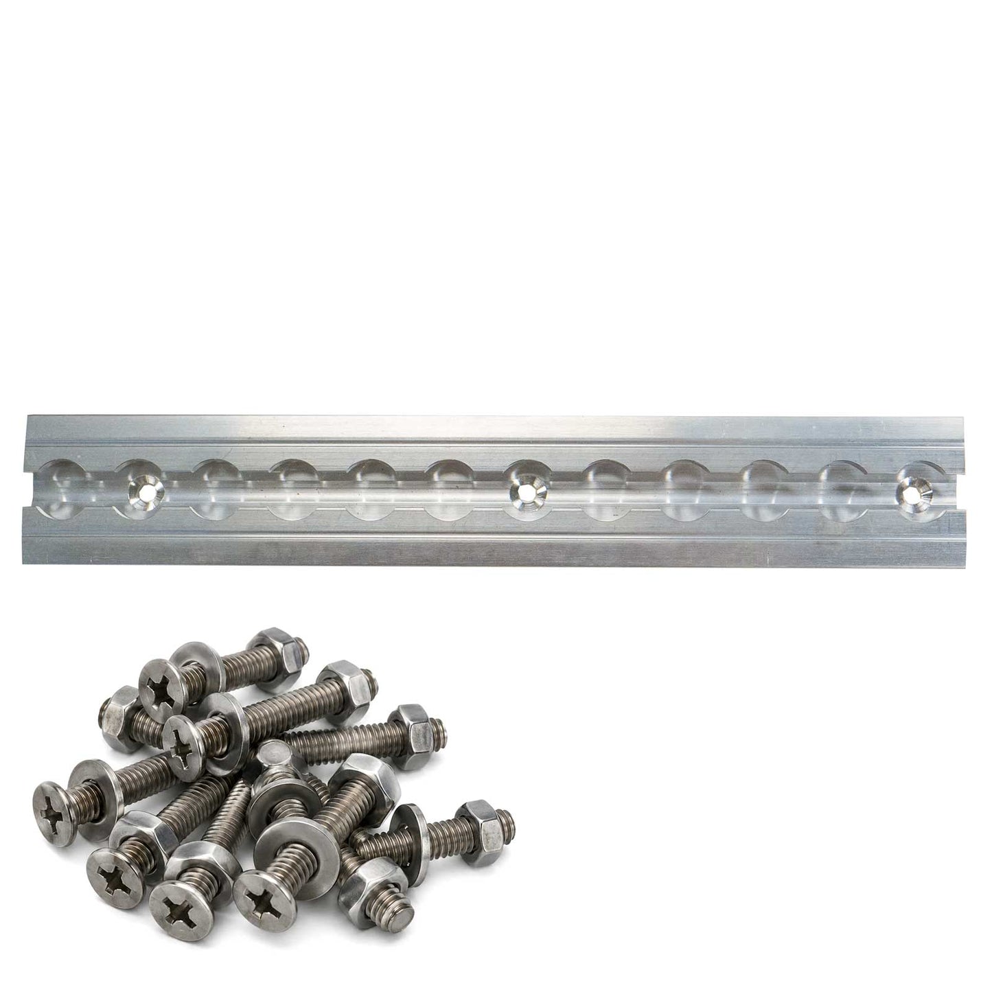 12" Flanged L-Track Kit | Aluminum