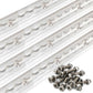 96" Flanged L-Track Kit | Aluminum | 4-Pack