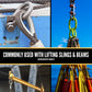 7/16" Galvanized Bolt Type Anchor Shackle - 1.5 Ton common shackle usage