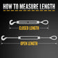 How to measure turnbuckle length