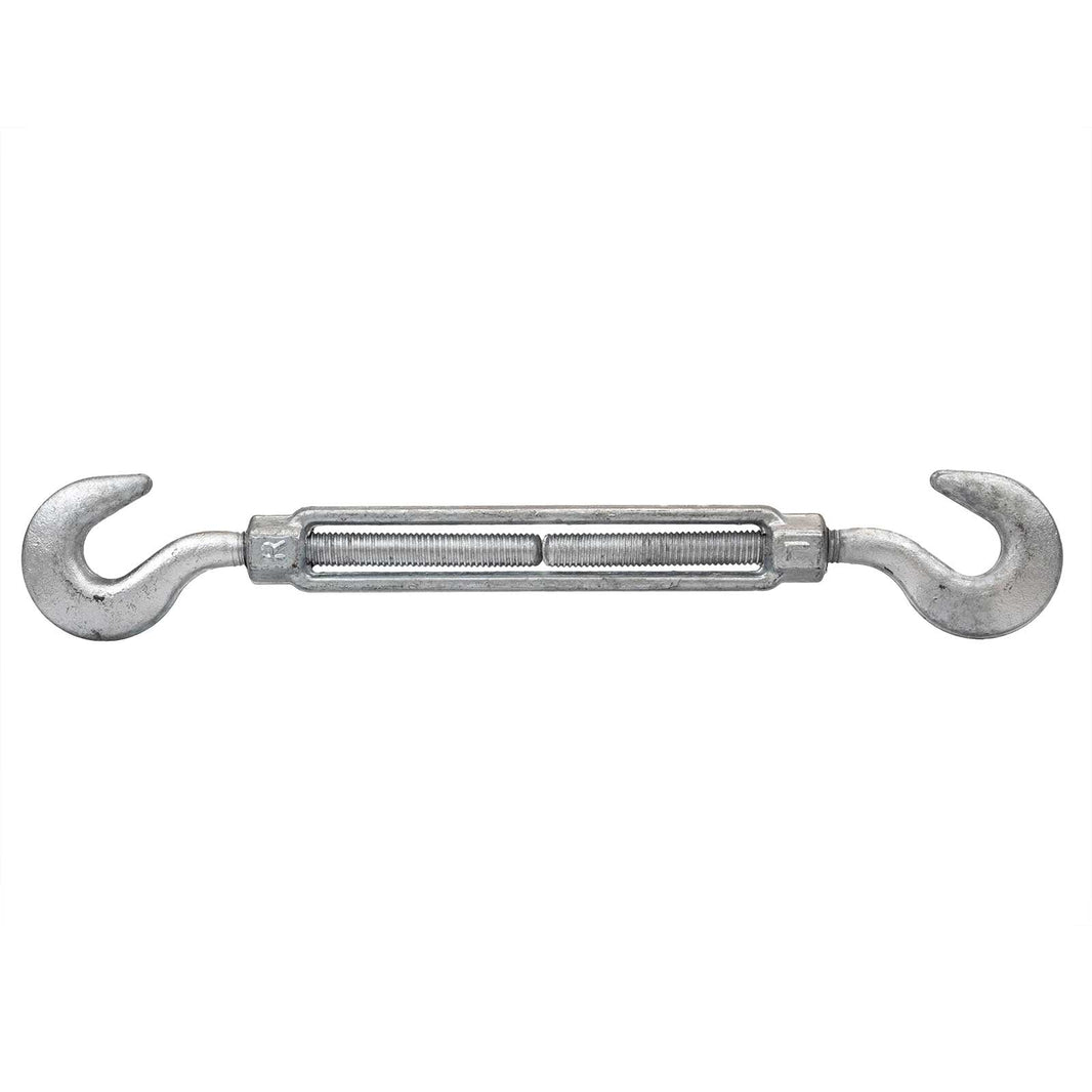 Turn Buckles Rectangular Galvanized Hook & Hook Turnbuckles