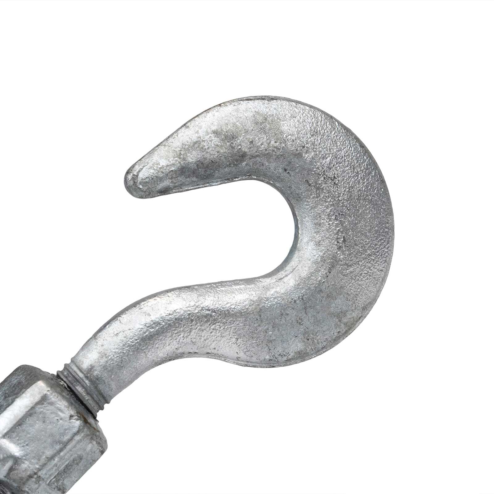 National Hardware 1/4 x 7-1/2 Aluminum/Steel Hook and eye Turnbuckle in National Hardware 1/4 x 7-1/2 Aluminum/Steel Hook and eye Turnbuckle in