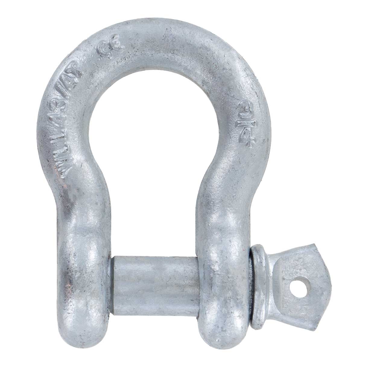 1-1/8" Galvanized Screw Pin Anchor Shackle - 9.5 Ton primary image